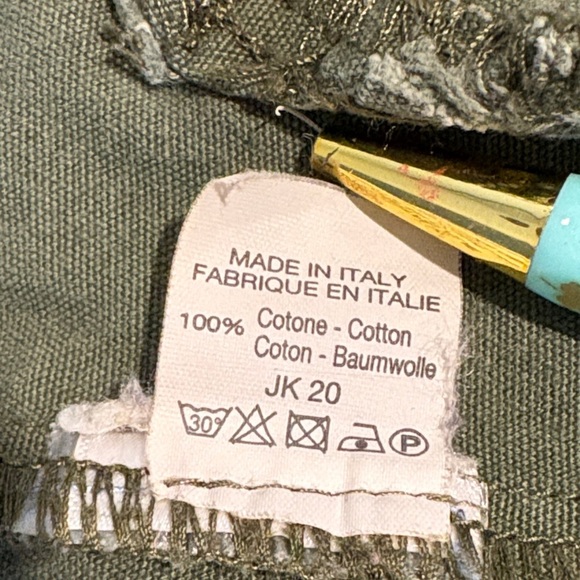 Brandy Melville hailey Army Green Utility Jacket - Picture 4 of 7